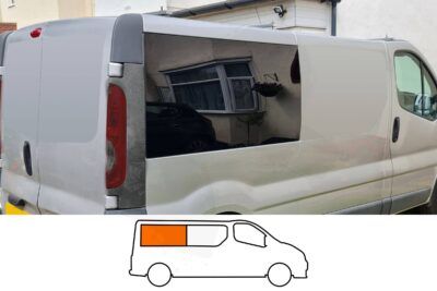 Trafic/Vivaro/Primastar O/S/R (Rear) Fixed Window in Privacy Tint LWB